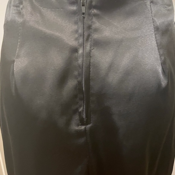 Vintage Silky Black Slip Skirt - Picture 4 of 5